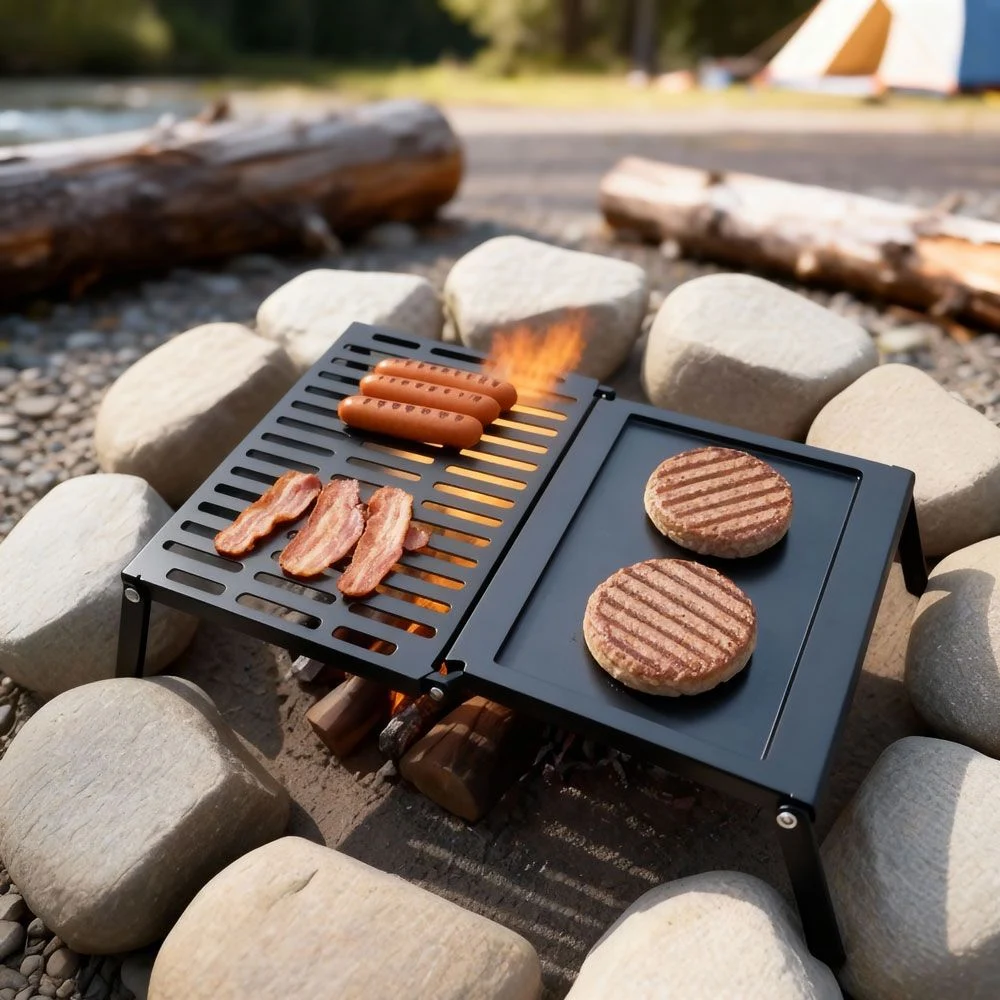 Portable Fire Cooking for Camp and Patio