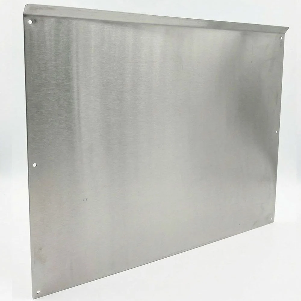 Sunstone 46" 304 Stainless Steel Grill Wall Panel with Smoke Deflector - SUN-46BSSD