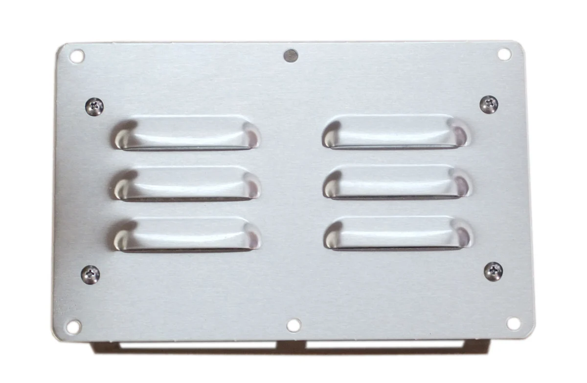 6" x 9" 304 Stainless Steel Stackable Vent Set (2pc) - Vent-GBox-2pc