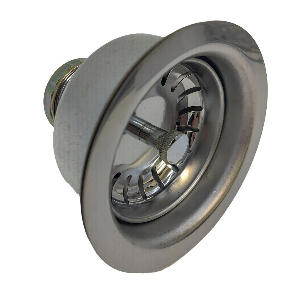 Kitchen Size Drain with Catch - P-Drain