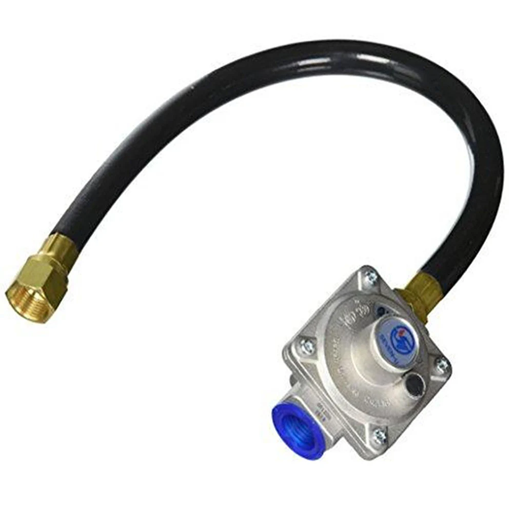 Natural Gas Regulator with 18" Rubber Hose - NGH18