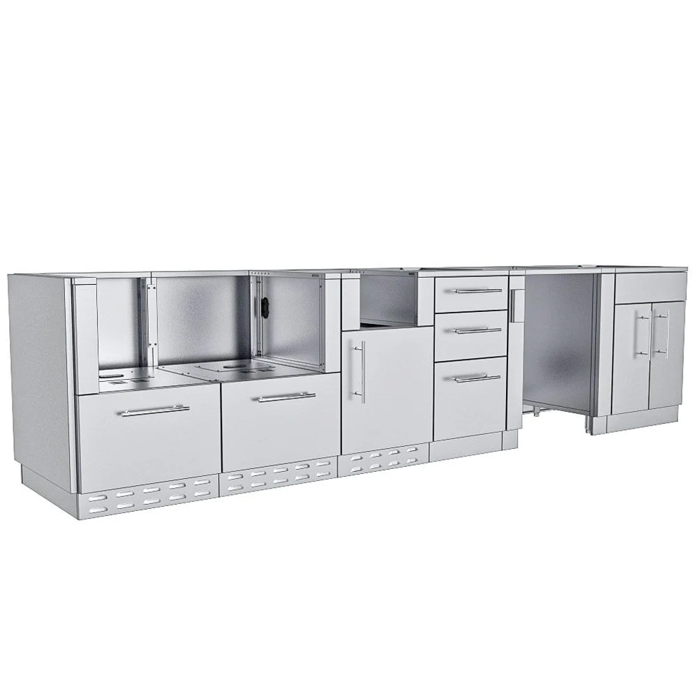CYPRESS Outdoor Kitchen Island Base Cabinet Package - SBP-CYPRESS/BASE