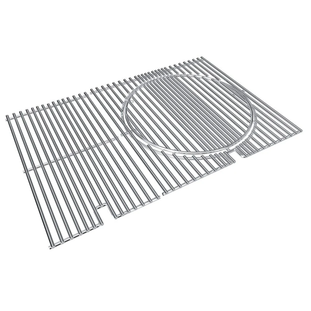 Ruby Cooking Grates with 15" Round Inset, Set of 3, for 30" 3B Grill - Ruby-CIRGR3B-3pc