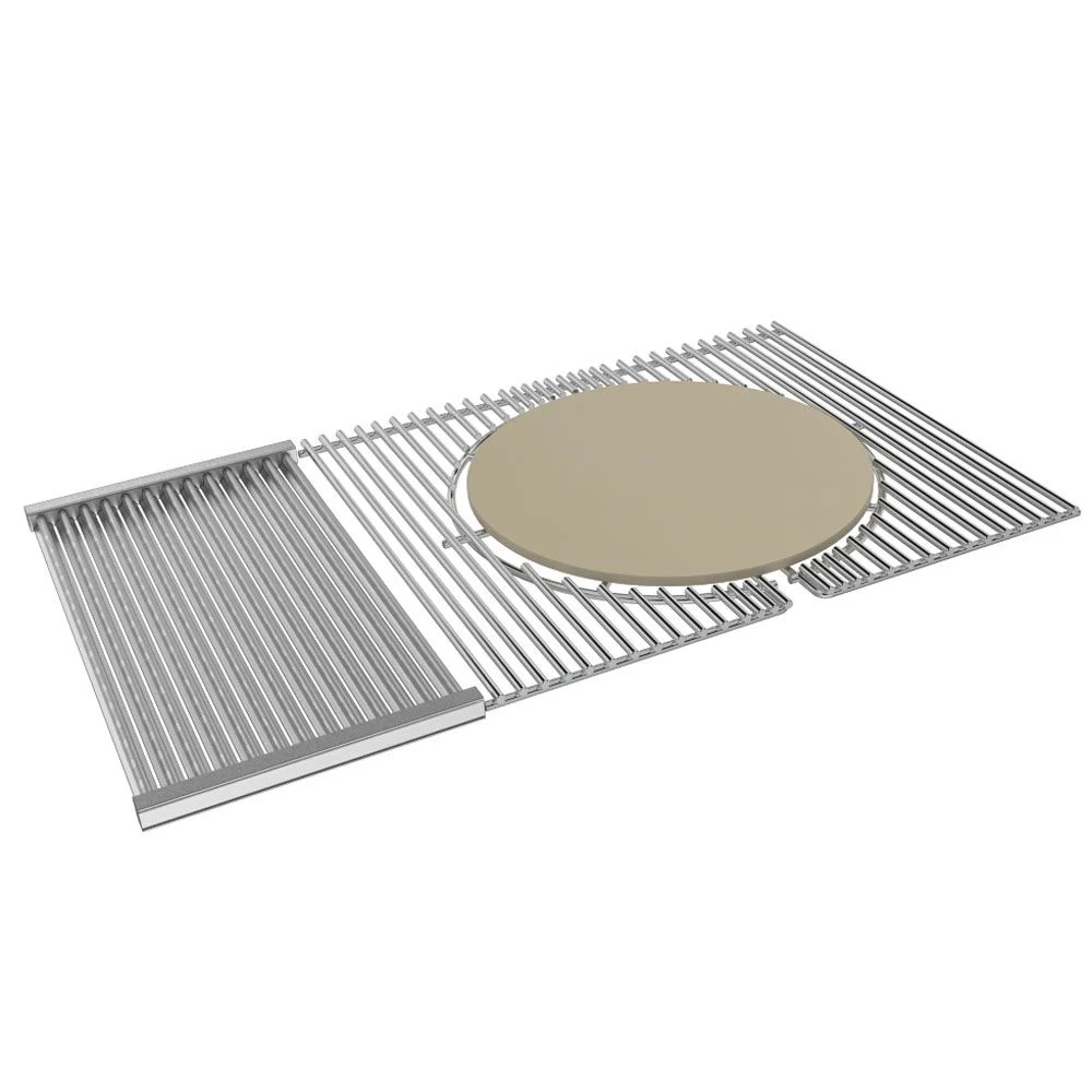 Ruby Cooking Grates with Pro Sear and Pizza Stone for 30" 3B Grill - Ruby-CIRGR3B-ProSear-Pizza