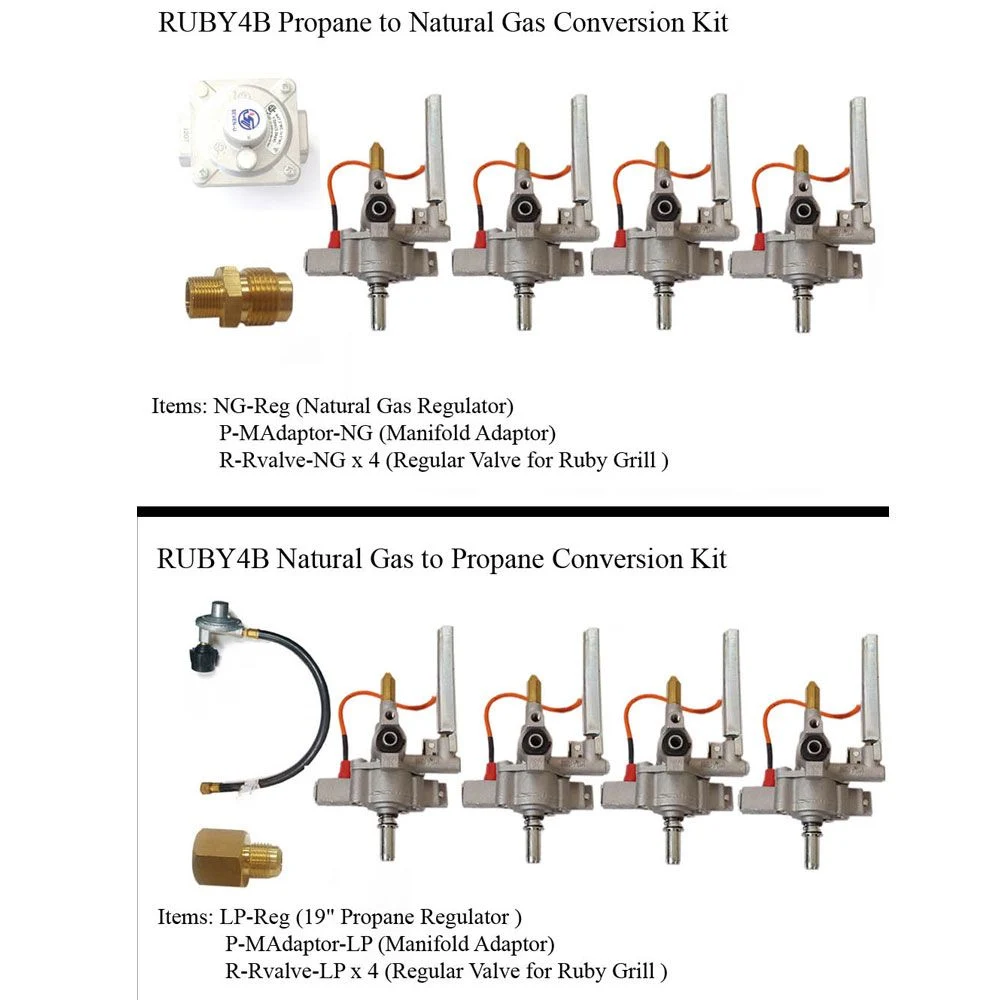 Ruby 36" Gas Conversion Kit for Ruby4B Grill - R-CKRuby4B