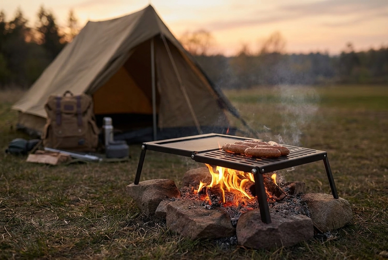 Fold-Out Grill & Griddle Combo, photo 2