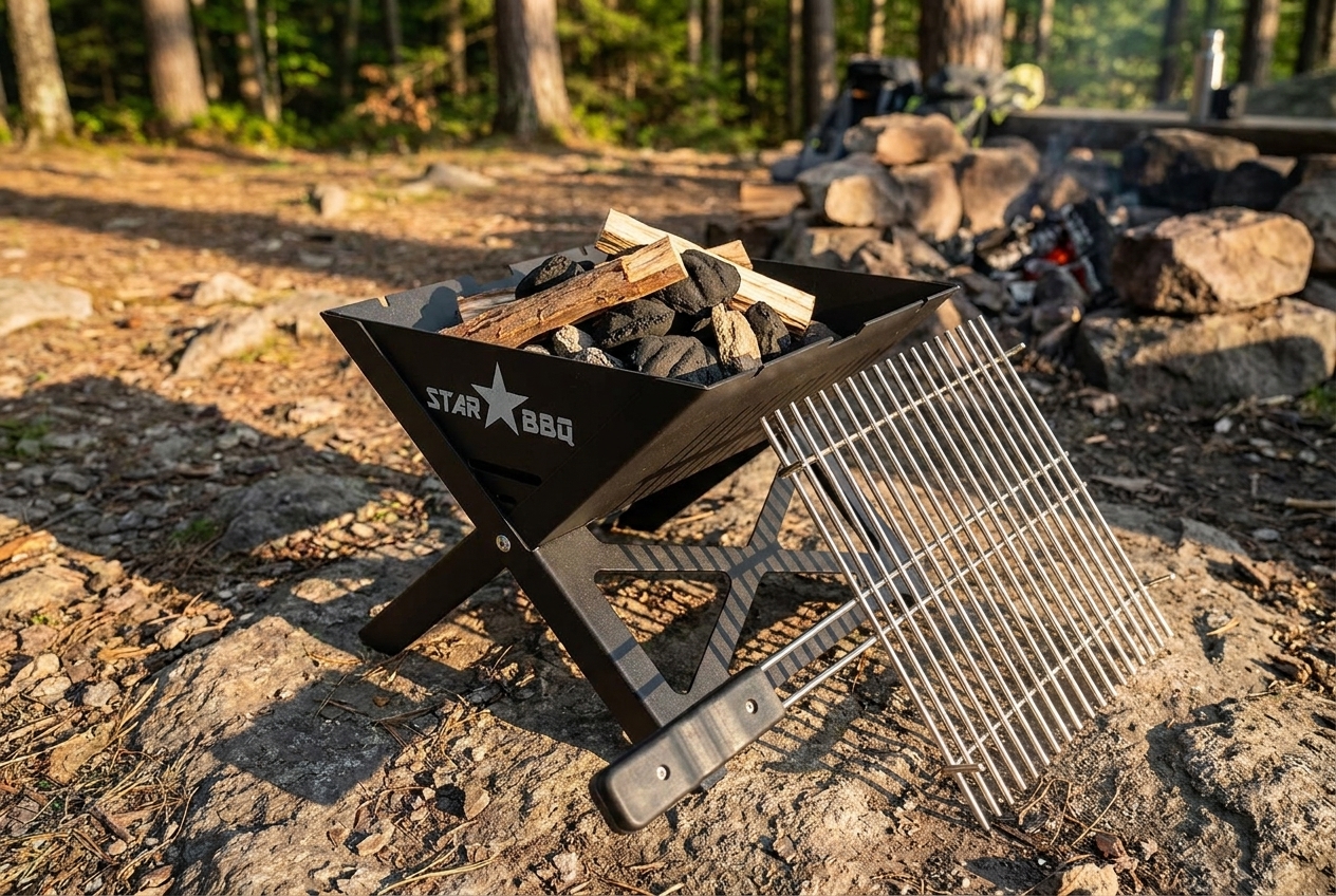 Folding A-Frame Camper Grill, photo 6