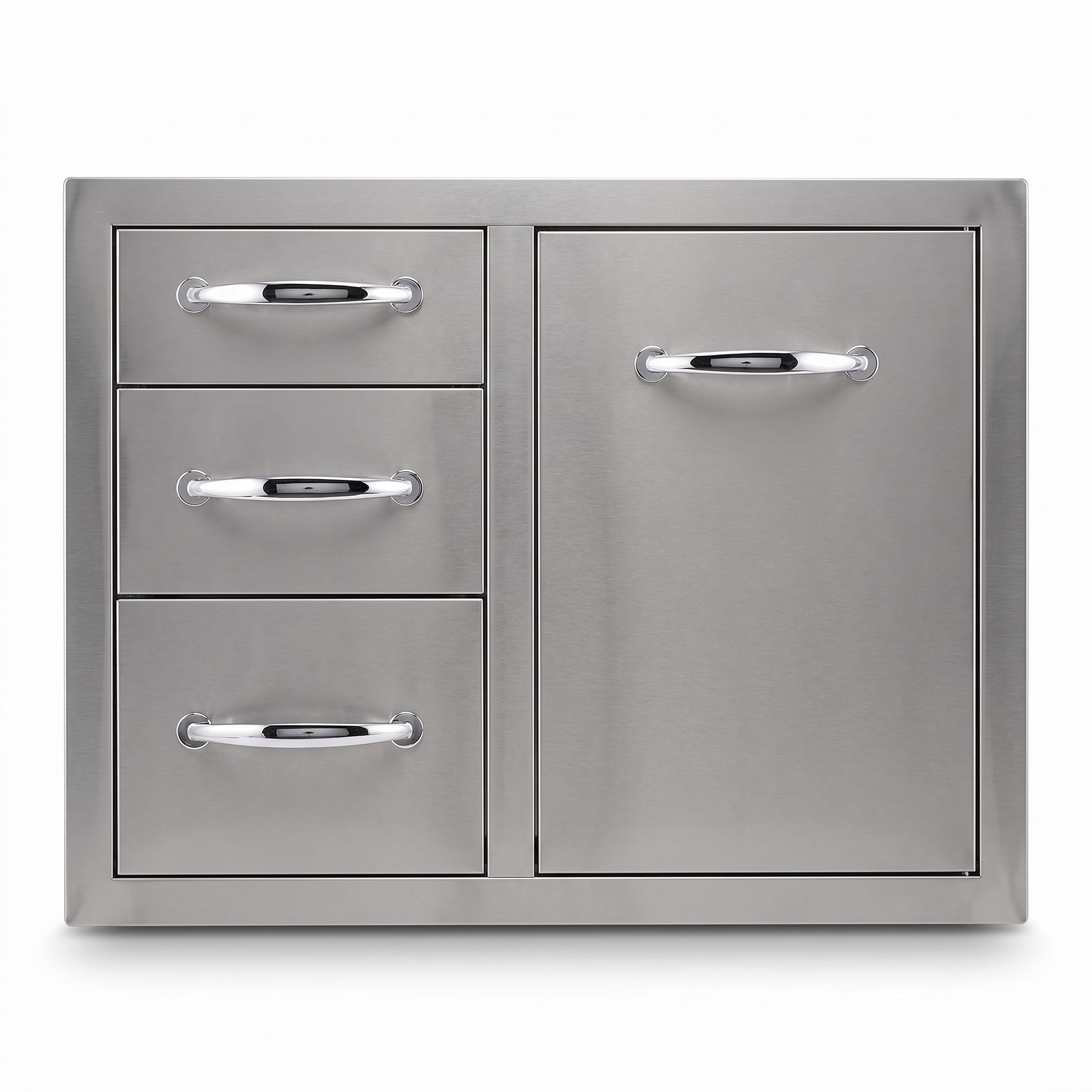 Classic Series 30" Triple Drawer Propane Tank Drawer w/ Trash Bag Ring - A-LPCTD30